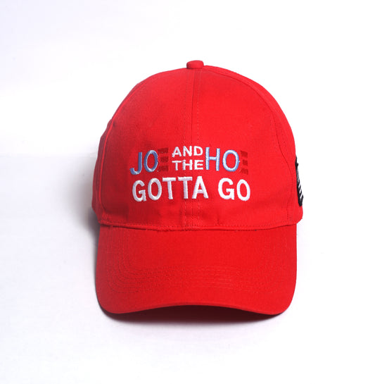 Joe & Hoe Gotta Go Authentic Cotton Red Hat