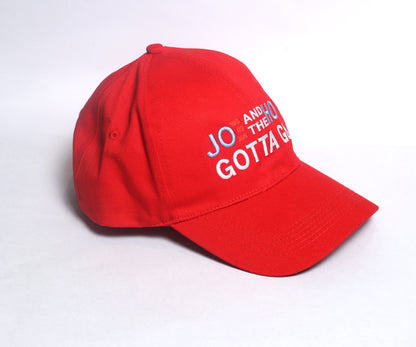 Joe & Hoe Gotta Go Authentic Cotton Red Hat