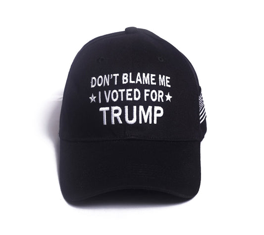 Don’t Blame Me I Voted For Trump Authentic Cotton Black Hat