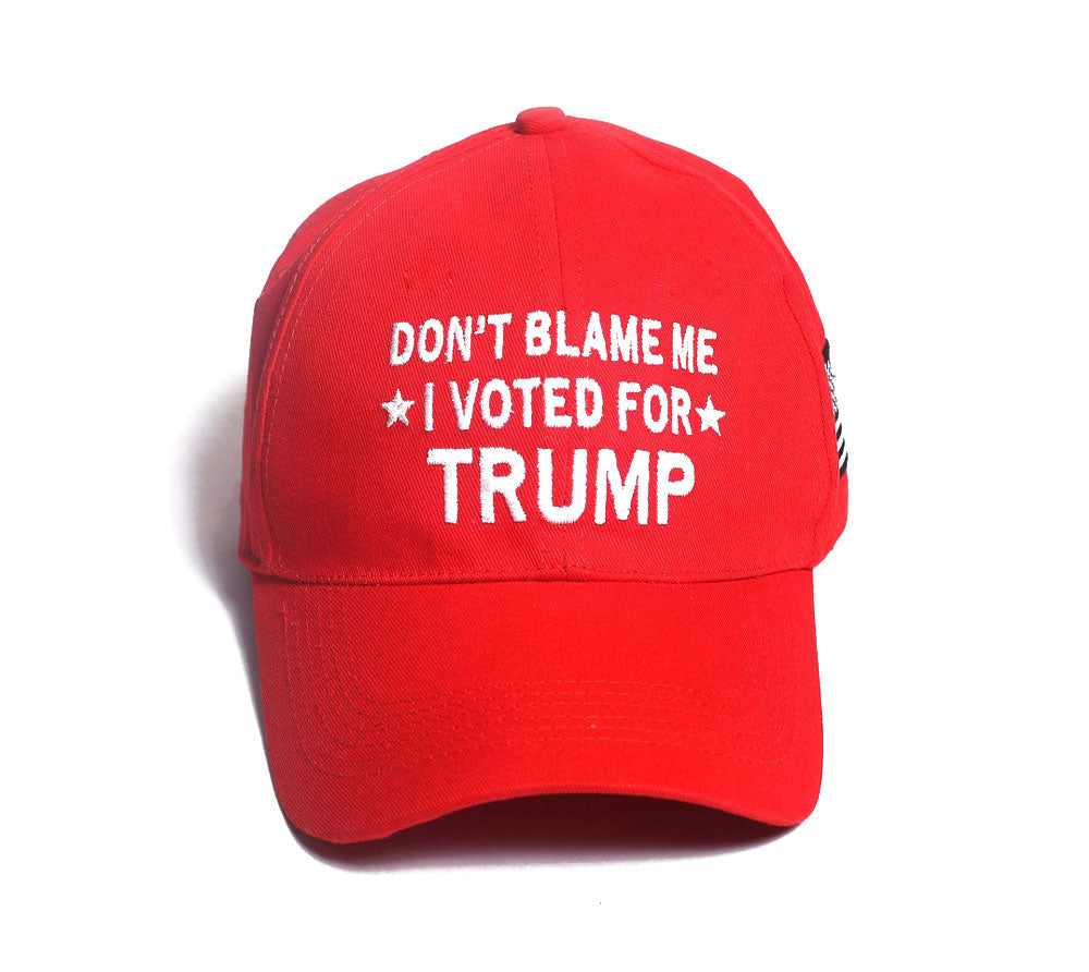 Don’t Blame Me I Voted For Trump Authentic Cotton Red Hat