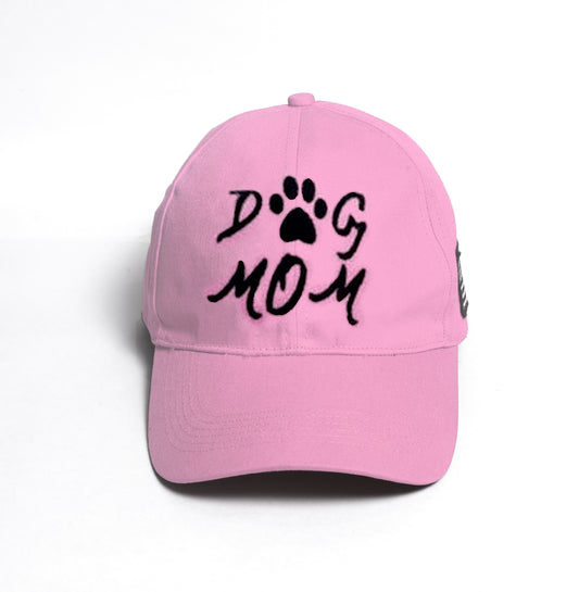 Dog Mom Authentic Cotton Black Hat